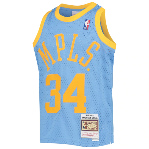 Баскетбольная Джерси Nike Los Angeles Lakers №34 Shaquille Oneal "Blue"