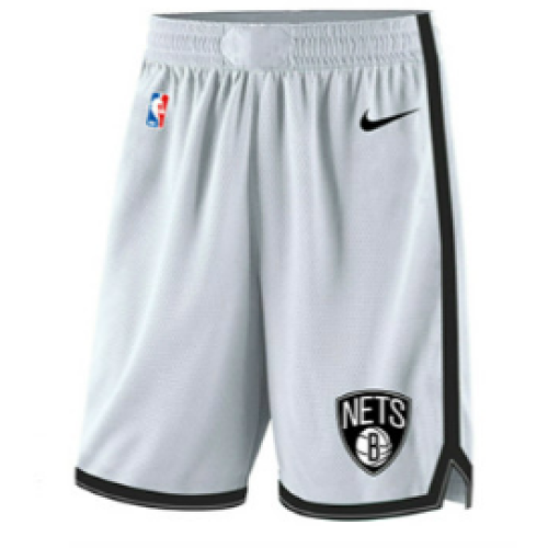 Баскетбольные Шорты Nike Brooklyn Nets "White"