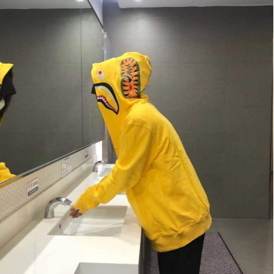 Худи A Bathing Ape The Halves Of The Hood Are Multicolored ZIP "Yellow" фото № 6 Худи A Bathing Ape The Halves Of The Hood Are Multicolored ZIP "Yellow" фото № 6