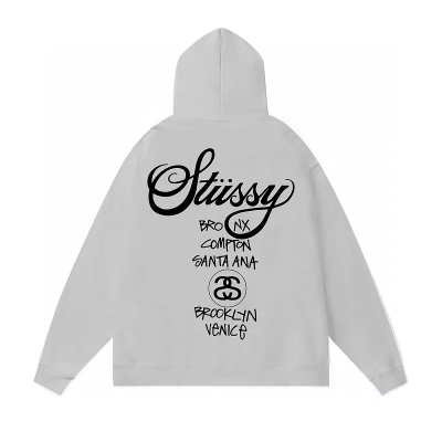 Худи Stussy Facsimile Print "Gray" фото № 2