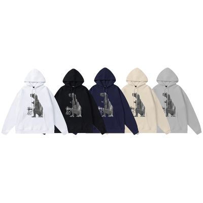 Худи Stussy Big And Meaty "Blue" фото № 2