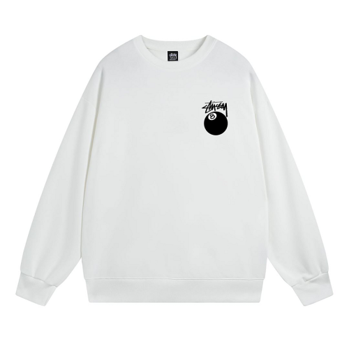 Свитшот Stussy Circle With A Number 8 "White"
