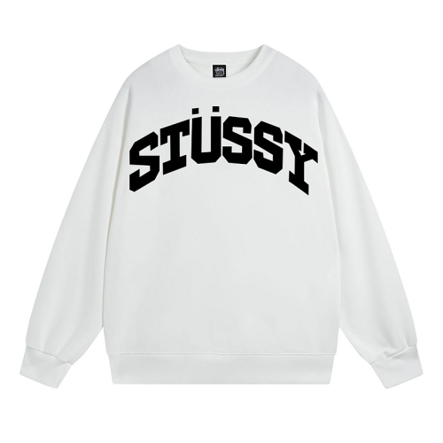 Свитшот Stussy Print Brand Name Text "White"