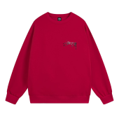 Свитшот Stussy Print Silver Brand Logo "Red"