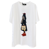 Футболка Fendi a Girl with a Logo "White"