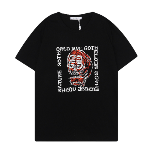 Футболка Givenchy Skull With Symbols "Black"