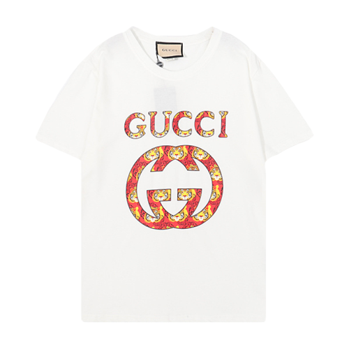Футболка Gucci Tiger In The Emblem "White"