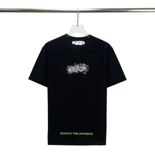 Футболка Off White Opposite - With Logo Brand "Black"