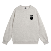 Свитшот Stussy Circle With A Number 8 "Light Grau"