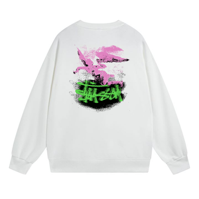 Свитшот Stussy Spot The Falling Angel "White" фото № 2