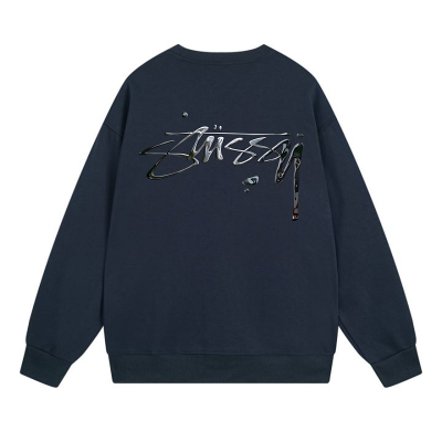 Свитшот Stussy Print Silver Brand Logo "Blue" фото № 2 Свитшот Stussy Print Silver Brand Logo "Blue" фото № 2