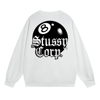 Свитшот Stussy The Eighth Billiard Ball Stussy Corp "White" фото № 2