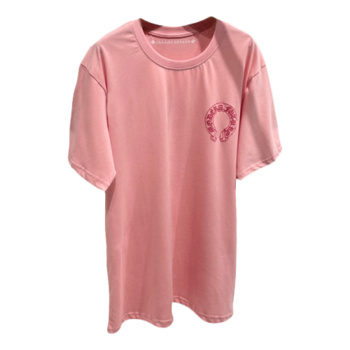 Футболка Chrome Hearts Large logo On the Back "Pink"