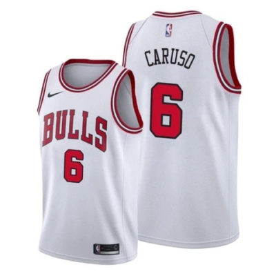 Баскетбольная Джерси Nike Chicago Bulls 21-22 №6 Alex Caruso "White" фото № 2