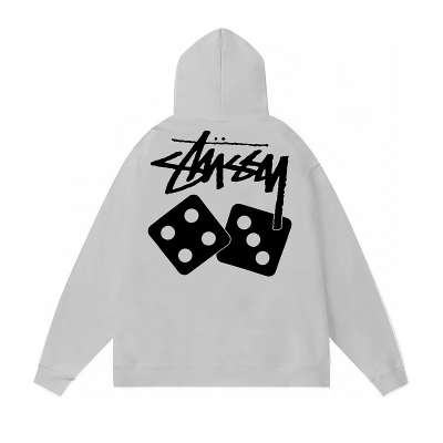 Худи Stussy Print - Dice "Gray" фото № 2