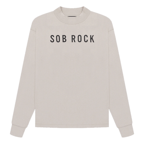 Лонгслив Fear Of God Text Sob Rock "White"