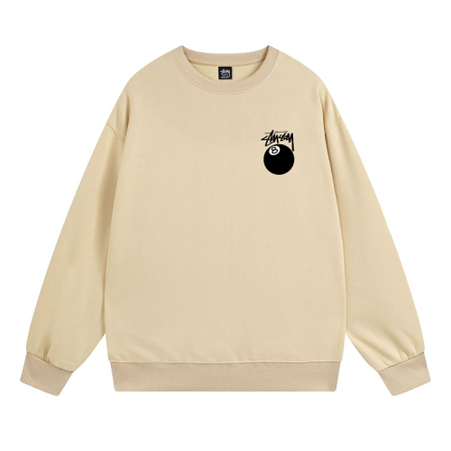 Свитшот Stussy Circle With A Number 8 "Beige"