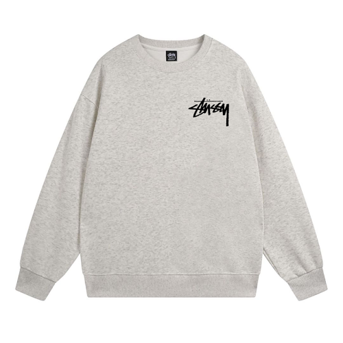 Свитшот Stussy A Hand With Burning Cards "Light Gray"