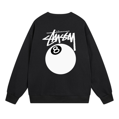 Свитшот Stussy Circle With A Number 8 "Black, White" фото № 2 Свитшот Stussy Circle With A Number 8 "Black, White" фото № 2