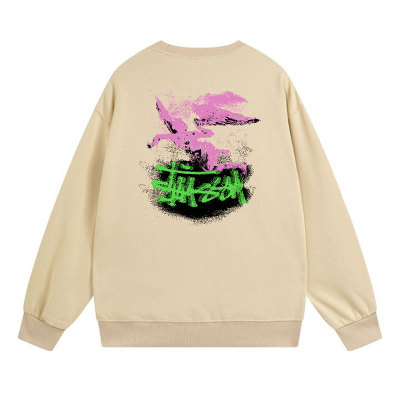 Свитшот Stussy Spot The Falling Angel "Beige" фото № 2