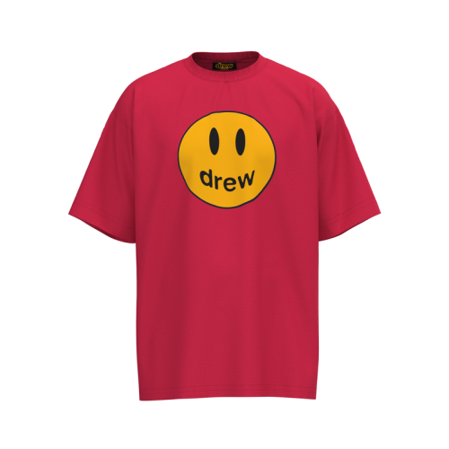 Футболка Drew House Big Smiley Face "Pink"