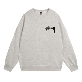 Свитшот Stussy Print Hippopotamus "Light Gray"