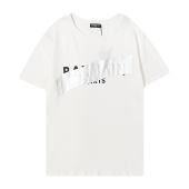 Футболка Balmain Overlap With Paint "White"