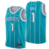 Баскетбольная Джерси NBA Charlotte Hornets №1 LaMelo Ball "Turquoise"