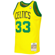Баскетбольная Джерси NBA Boston Celtics №33 Larry Bird "Yellow"