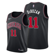 Баскетбольная Джерси Nike Chicago Bulls 21-22 №11 DeMar DeRozan "Black"