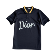 Поло Dior Yellow collar "Black"
