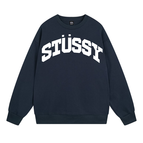 Свитшот Stussy Print Brand Name Text "Blue"