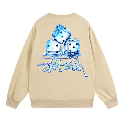 Свитшот Stussy Ice Playing Cubes "Beige" фото № 2