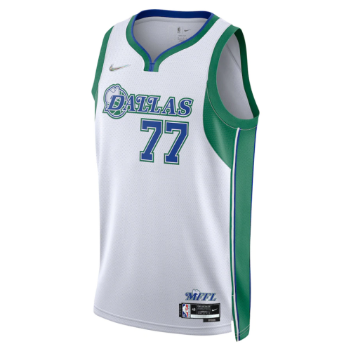 Баскетбольная Джерси Nike Dallas Mavericks 21-22 №77 Luka Doncic "White"