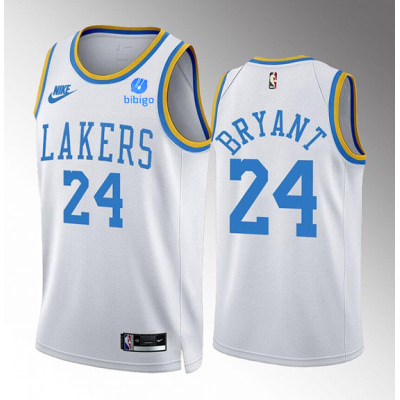 Баскетбольная Джерси Nike Los Angeles Lakers 22-23 №24 Kobe Bryant "White" фото № 2