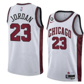 Баскетбольная Джерси Nike Chicago Bulls 22-23 №23 Michael Jordan "White"