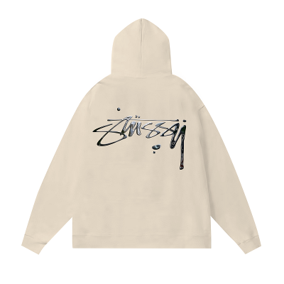 Худи Stussy With A Text Brand Logo "Beige" фото № 2 Худи Stussy With A Text Brand Logo "Beige" фото № 2