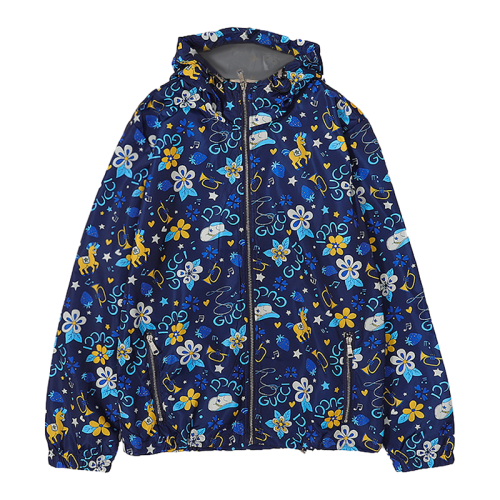 Ветровка Gucci Floral Print "Blue"