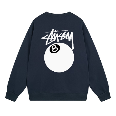 Свитшот Stussy Circle With A Number 8 "Blue" фото № 2