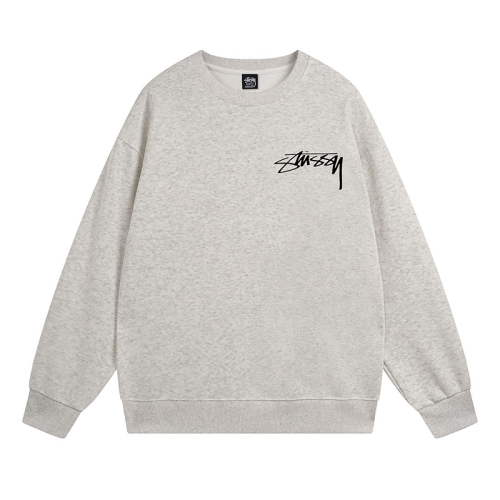 Свитшот Stussy Letter In Illegible Handwriting "Light Gray"
