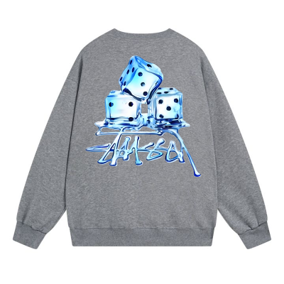 Свитшот Stussy Ice Playing Cubes "Dark Gray" фото № 2