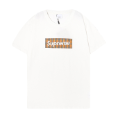 Футболка Burberry Together With Supreme "White"