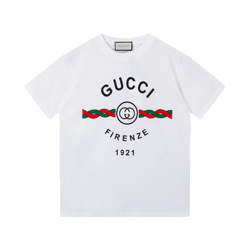 Футболка Gucci Text Firenze "White"
