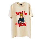 Футболка We11done SmileBitterly "Beige"