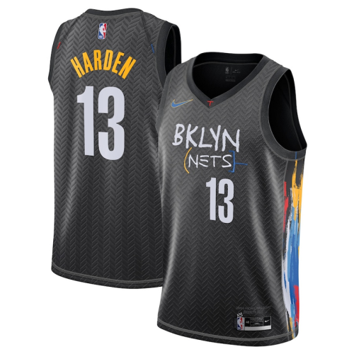 Баскетбольная Джерси NBA Brooklyn Nets 21 №13 James Harden "Black"