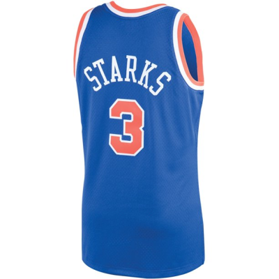 Баскетбольная Джерси NBA New York Knicks №3 John Starks "Blue" фото № 2