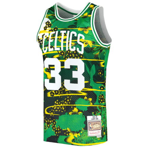 Баскетбольная Джерси NBA Boston Celtics №33 Larry Bird "Green"