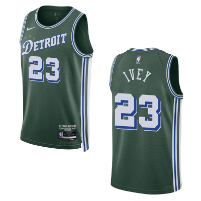 Баскетбольная Джерси Nike Detroit Pistons 22-23 №23 Jaden Ivey "Green" фото № 2