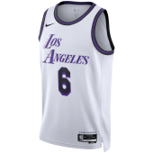 Баскетбольная Джерси Nike X NBA Los Angeles Lakers 22-23 №6 LeBron James "White"