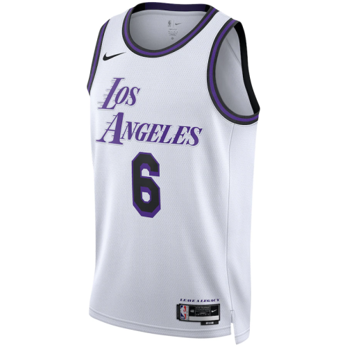 Баскетбольная Джерси Nike X NBA Los Angeles Lakers 22-23 №6 LeBron James "White"